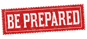 Be Prepared Sign Or Stamp