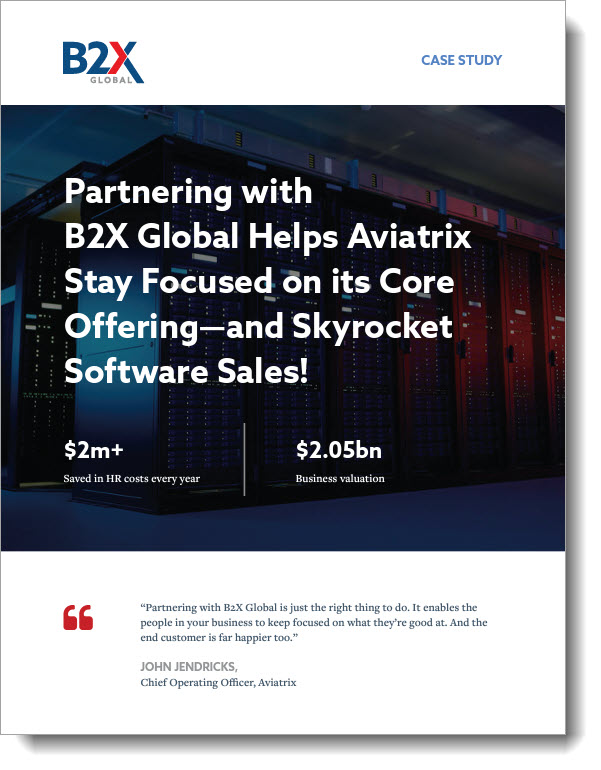 Partnering with B2X Global Helps Aviatrix Stay Focused on its Core Offering--and Skyrocket Software Sales